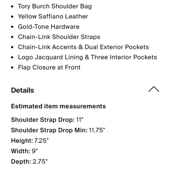 Tory Burch Alexa Yellow Leather Logo Convertible Bag - Picture 4 of 16